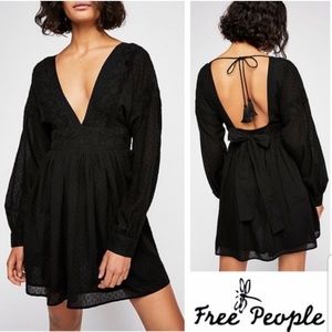 Free people Sugarpie Long Sleeve Mini Dress